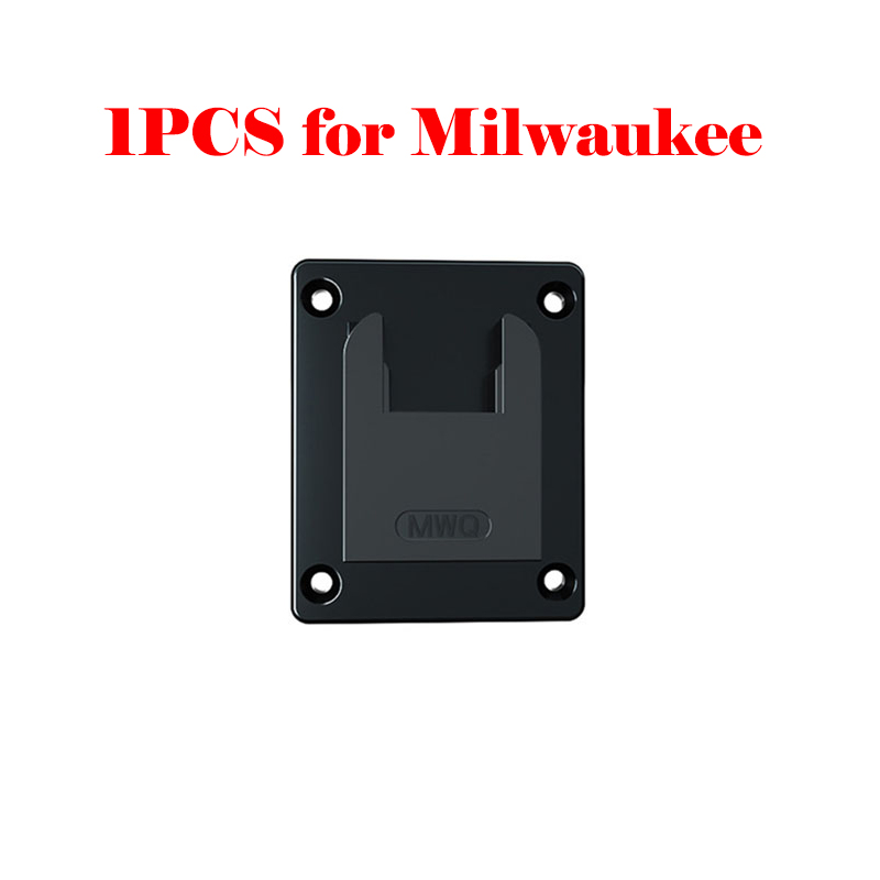 Soporte para máquina, estante de almacenamiento de batería para baterías Makita/Bosch/Dewalt/Milwaukee de 18V, soporte para herramientas de montaje en pared, dispositivos de fijación, 1 ud.: Granate