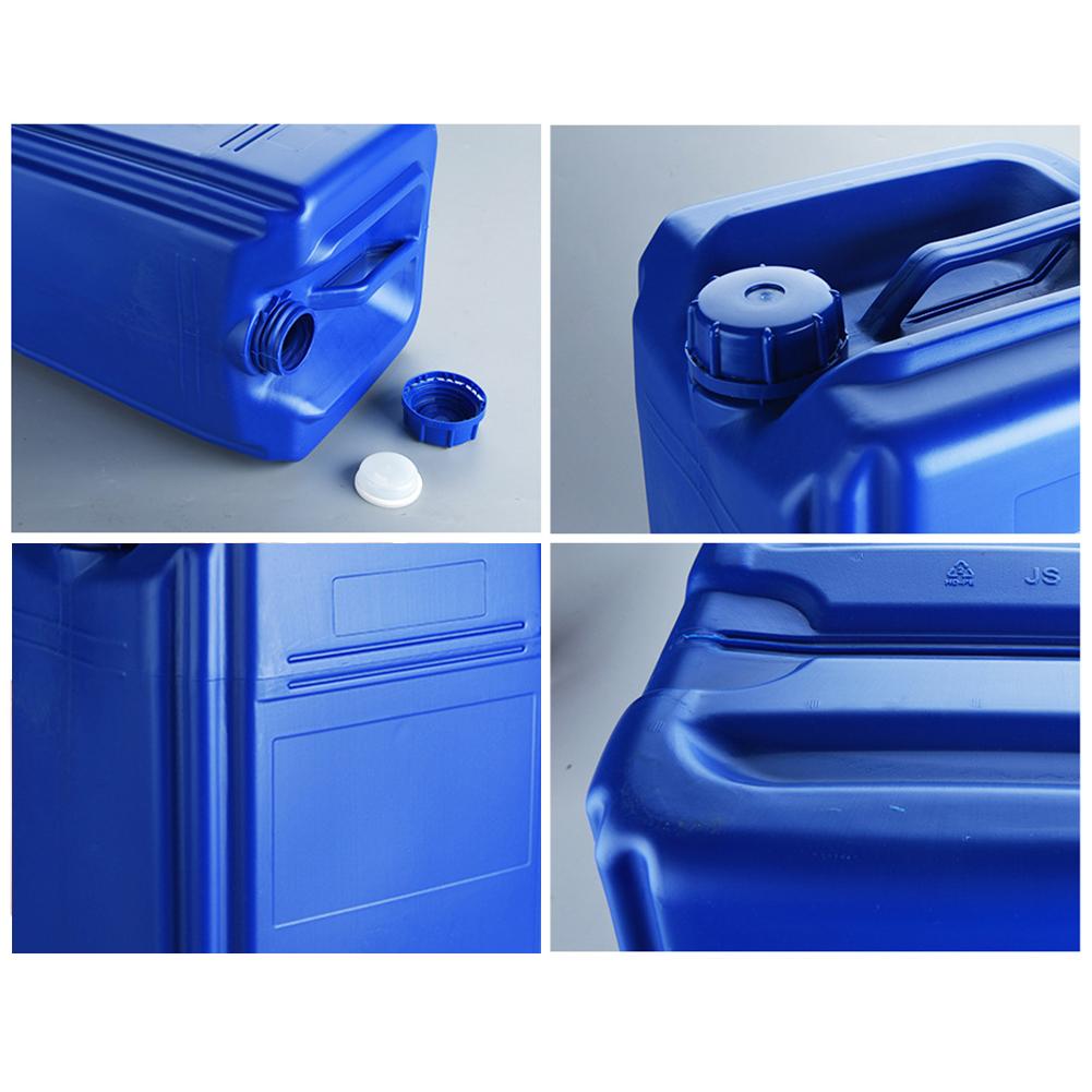 Portable 20L Gas Fuel Tank Spare Plastic Petrol Tanks Gasoline Oil Container Fuel-jugs Blue Gasoline Tank Transfer Pump Fuel