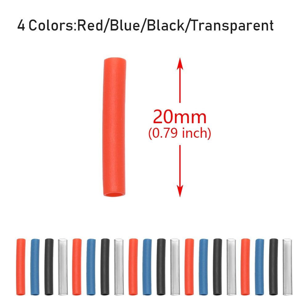 100pcs Heat shrink Bicycle Cable End Caps Ultralight Bike Shifter Inner Cable Tips Wire End Cap Brake Cable Tips Crimps