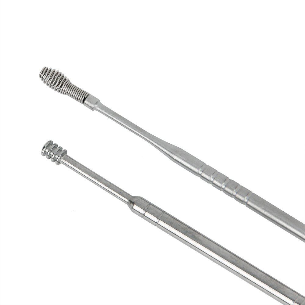 5 Stks/set Rvs Ear Wax Remover Spiraal Oor Pick-Eye Oren Earpick Lepel Oor Tikken Clean Tool