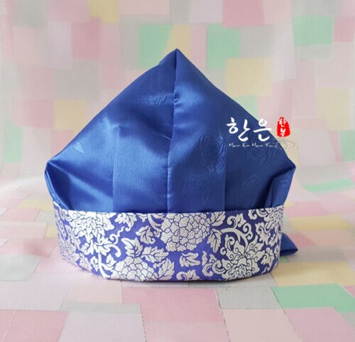 Gorro tradicional coreano de Hanbok para niño, sombrero de cumpleaños para bebé, conjunto de sombrero Nacional Coreano para niño, conjunto de sombrero para niño y niña: B