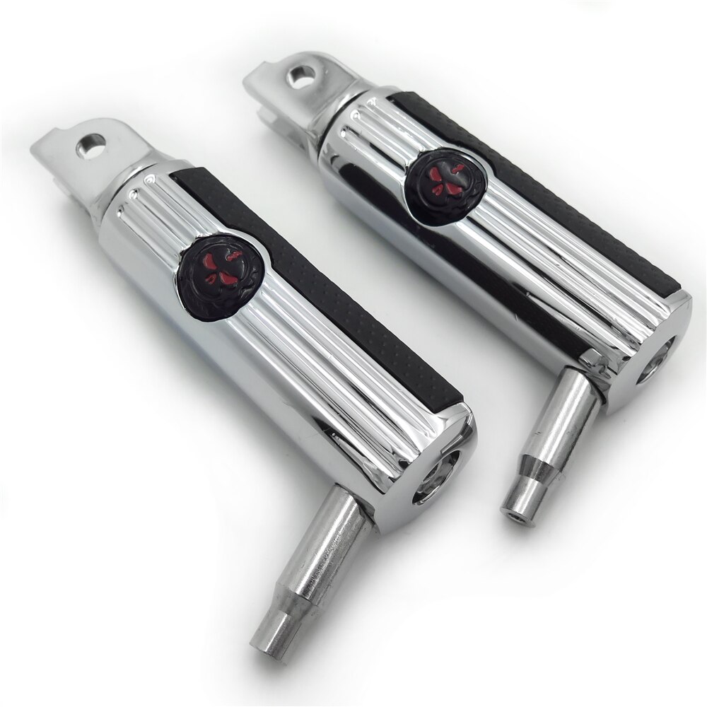 Aftermarket Defiance Rider Footpegs Black Anodized For Harley 18-19 Breakout FXBR 114 FXBRS