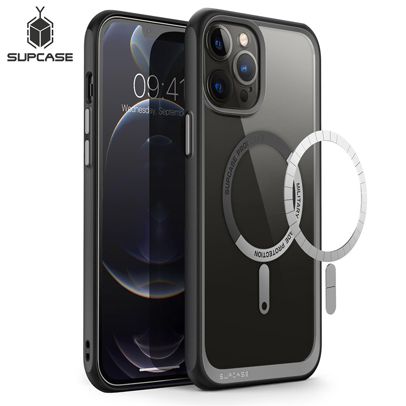 SUPCASE para iPhone 13 Pro Max funda de 6,7 pulgadas ) UB Mag Series funda protectora transparente híbrida Premium Compatible con MagSafe