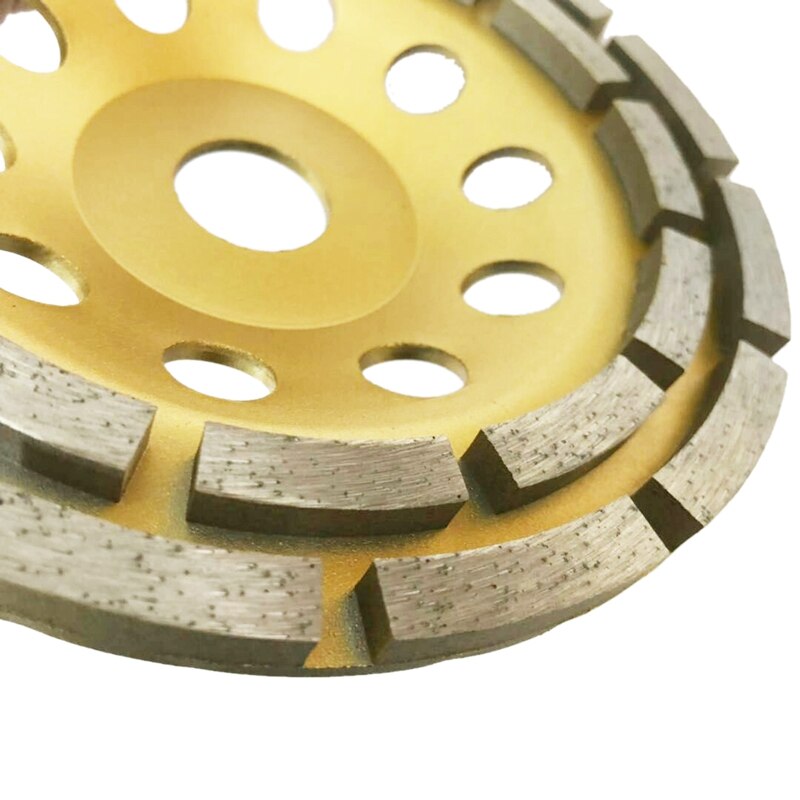 7 Inch Diamond Segment Grinding Wheel Cup – 24 Segments, 7/8" Arbor