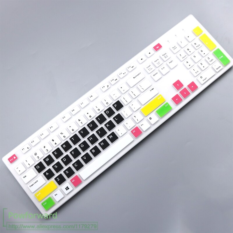 Tastatur Abdeckung haut Schutz für Dell KM636 Drahtlose Tastatur & Dell KB216 Verdrahtete Tastatur Wasserdichte Protector Haut