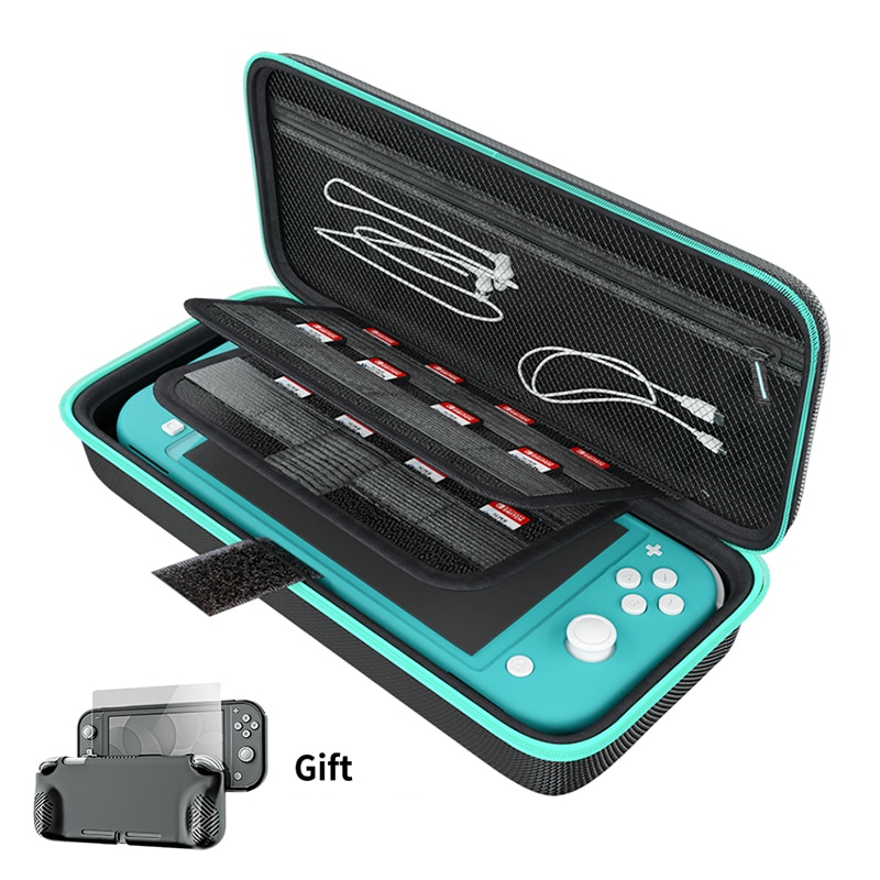 Sacoche de rangement pour Nintendo Switch Lite Portable coque rigide EVA Console de jeu étui de protection de transport Switch Lite accessoires