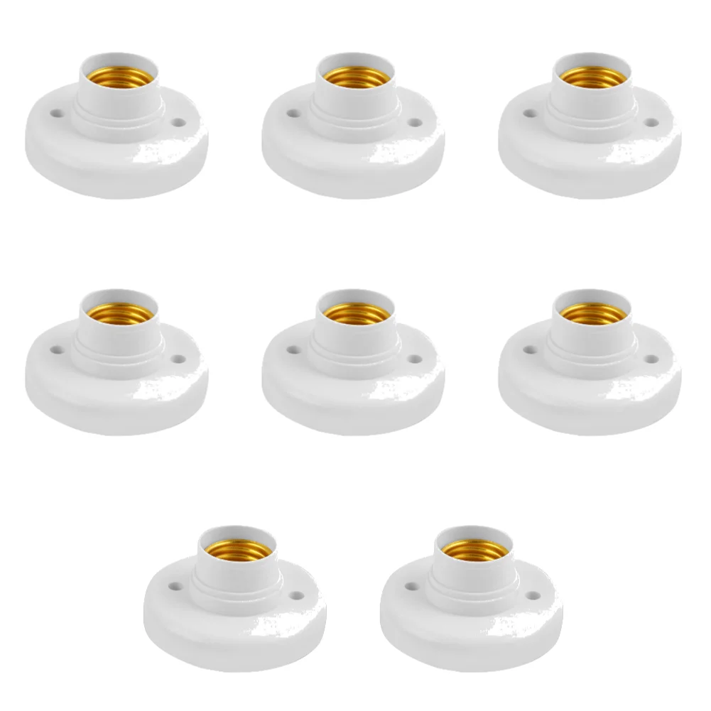 E27 Lampen fassung Schraub verschluss weiß Decken leuchte multifunktion Ale Lampe Lampen befestigungs sockel Ständer Glühbirnen Halfter: Grau