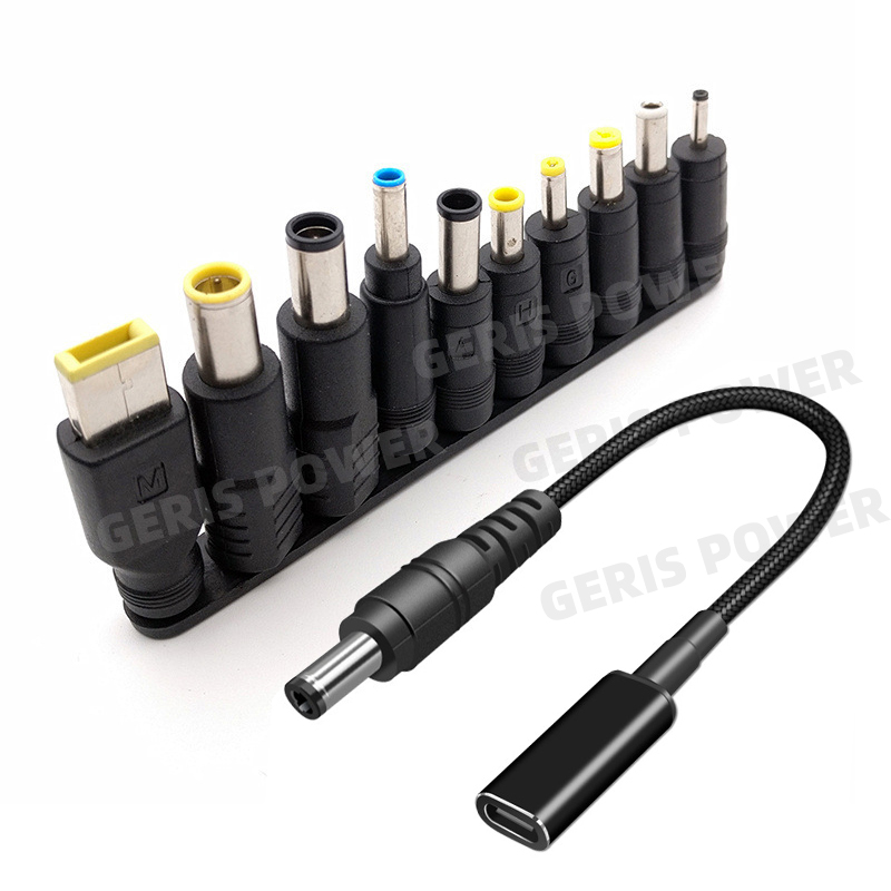 65 W Typ C PD Laptop Ladegerät Adapter Stecker USB C auf DC Energie Jack Ladekabel Kabel für Lenovo Asus HP Laptops: Orange