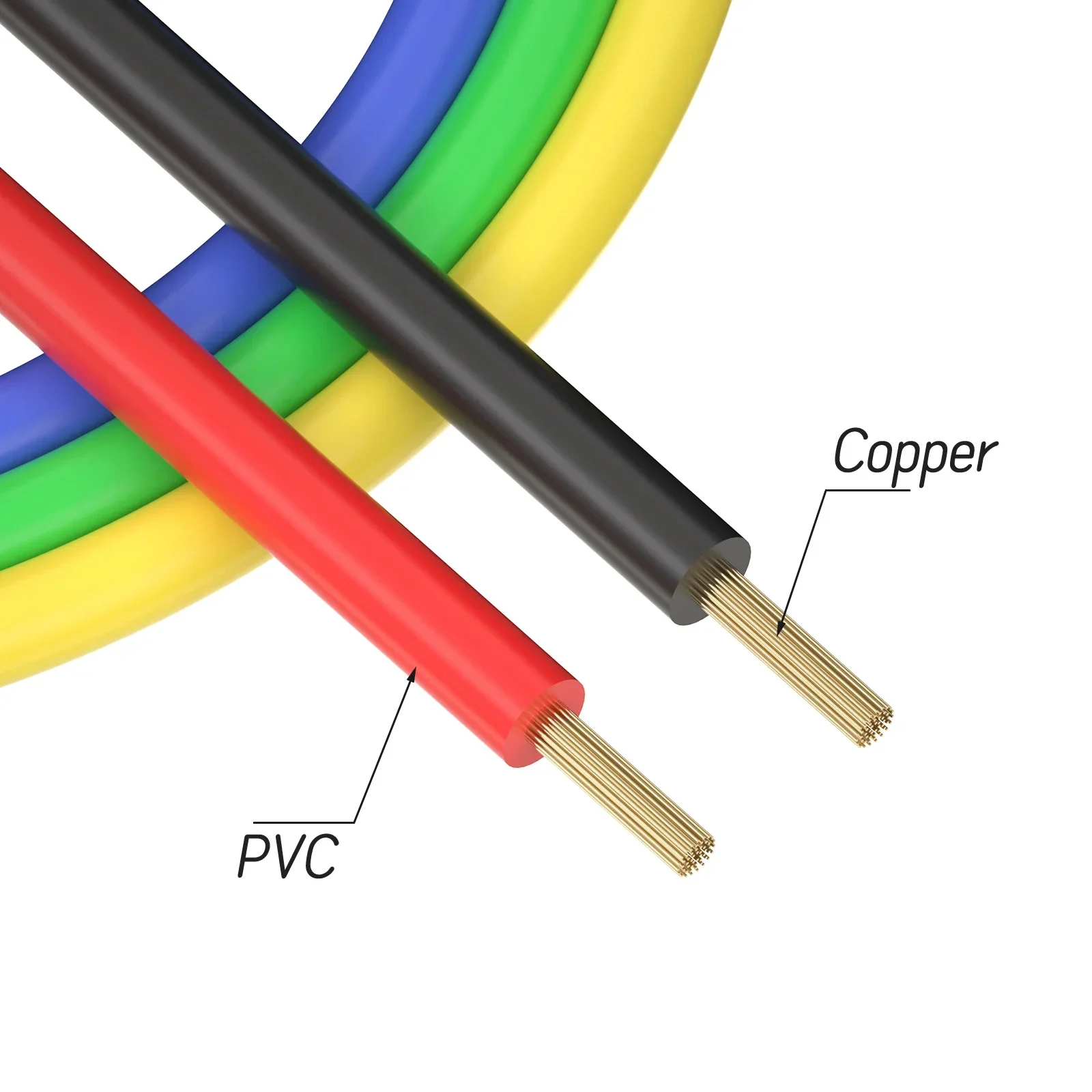 Doppelte stapelbare Bananenstecker-Multimeter-Messleitungen, 1 m Kabel, 1000 V, 15 A, 4 mm, P1036, 2 Stück, 5 Stück