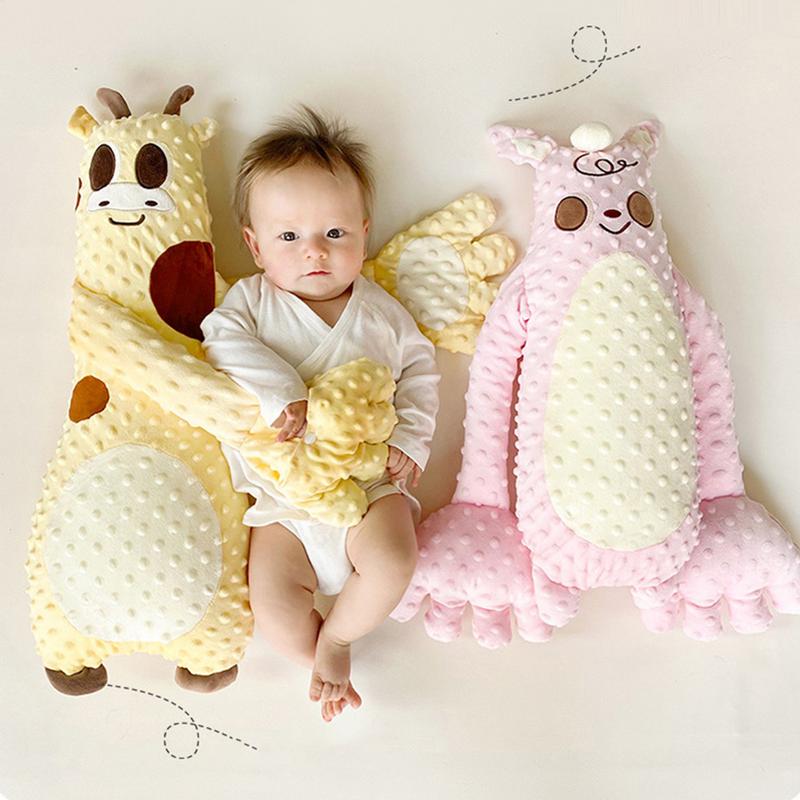 Lindo bebé Pat almohada chico chupete almohada recargable bebé acariciando almohada calmante acariciando juguete para dormir con almohadilla calmante para la palma
