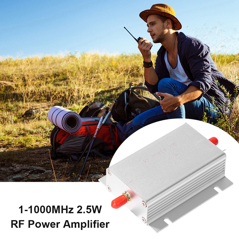 HF-Leistungs verstärker 1-1000MHz 2,5 W HF UKW UHF FM Amp FM Sender für Funk Funk fernbedienung Walkie Talkie langlebig