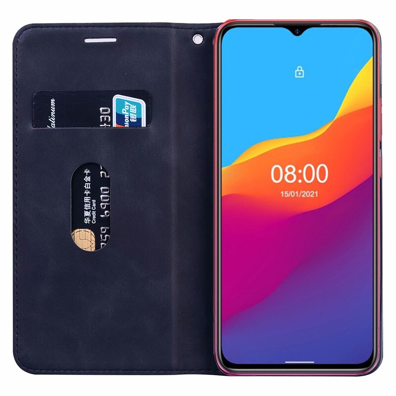 Custodia a libro in pelle PU per Ulefone Note 10 custodia a libro per Flip Cover per Estuches Ulefone Note 7T Etui Note 9 P 9 P Coque Fundas: For Note 7T / XNW Black
