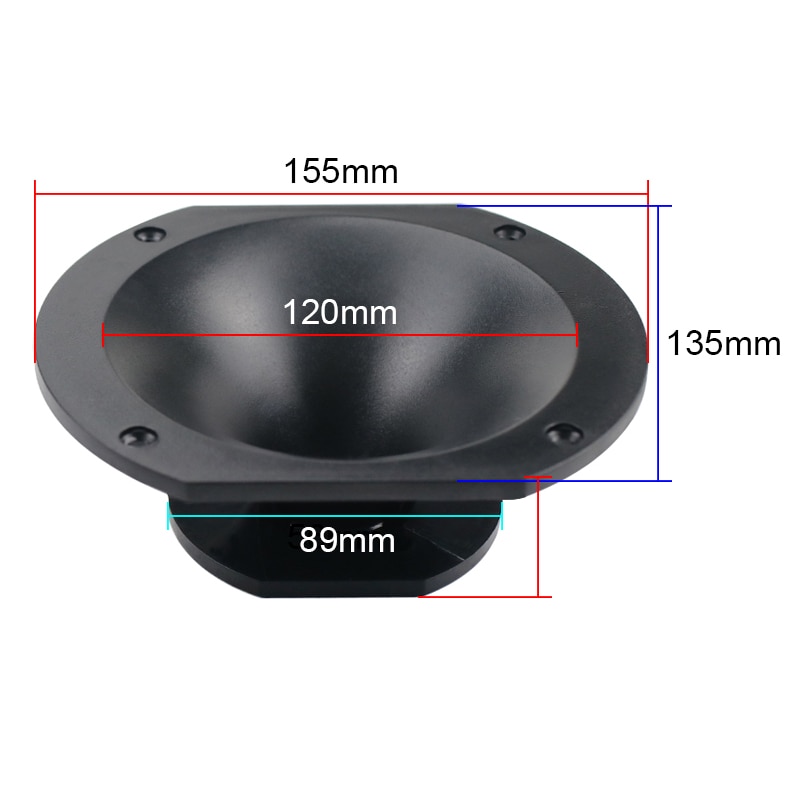 Ghxamp högtalare 135*155mm -stegs högtalare abs horn halshögtalare enhet original scenhögtalare tillbehör