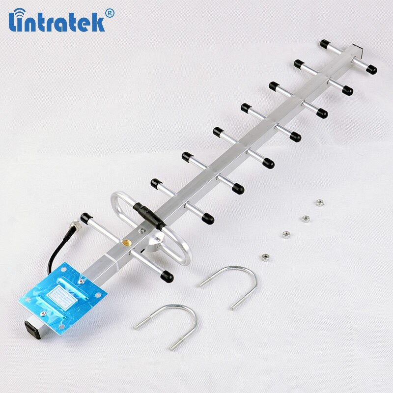 Lintratek 13dB Outdoor Antenne Voor 3G 4G Signaal Repeater 1800 2100Mhz Antenne 3G 4G N connector High Gain 13dB