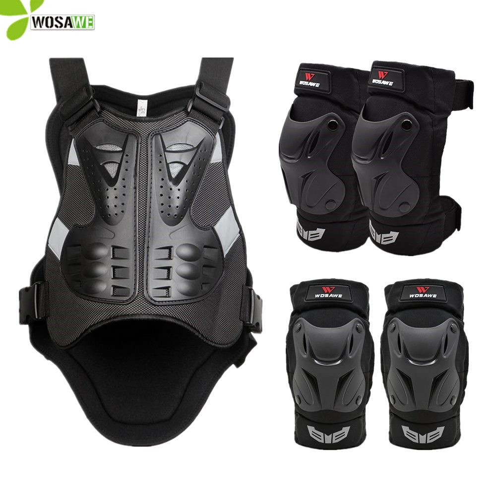 WOSAWE Sleeveless Motocross Zurück Schutz Unterstützung Schutz Weste Snowboard Skifahren Sport Jacke MTB Motorrad Rüstung Erwachsene
