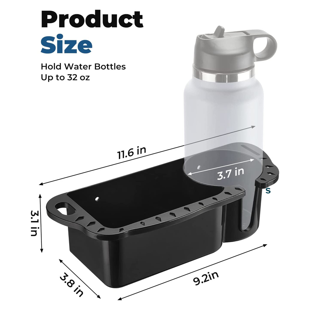 Boat Cup Holder Marine Storage Caddy Box Can Organizer for Kayak Watercraft SeaDoo Jet Ski Pontoon Canoe Mooring Marine Access