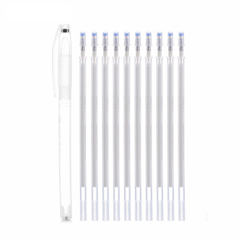 11Pcs/lot DIY Sewing High Temperature Disappearing Pen Fabric Markers Pencil Fade Out for Drawing Lines Disappearing Marker Pens: WH