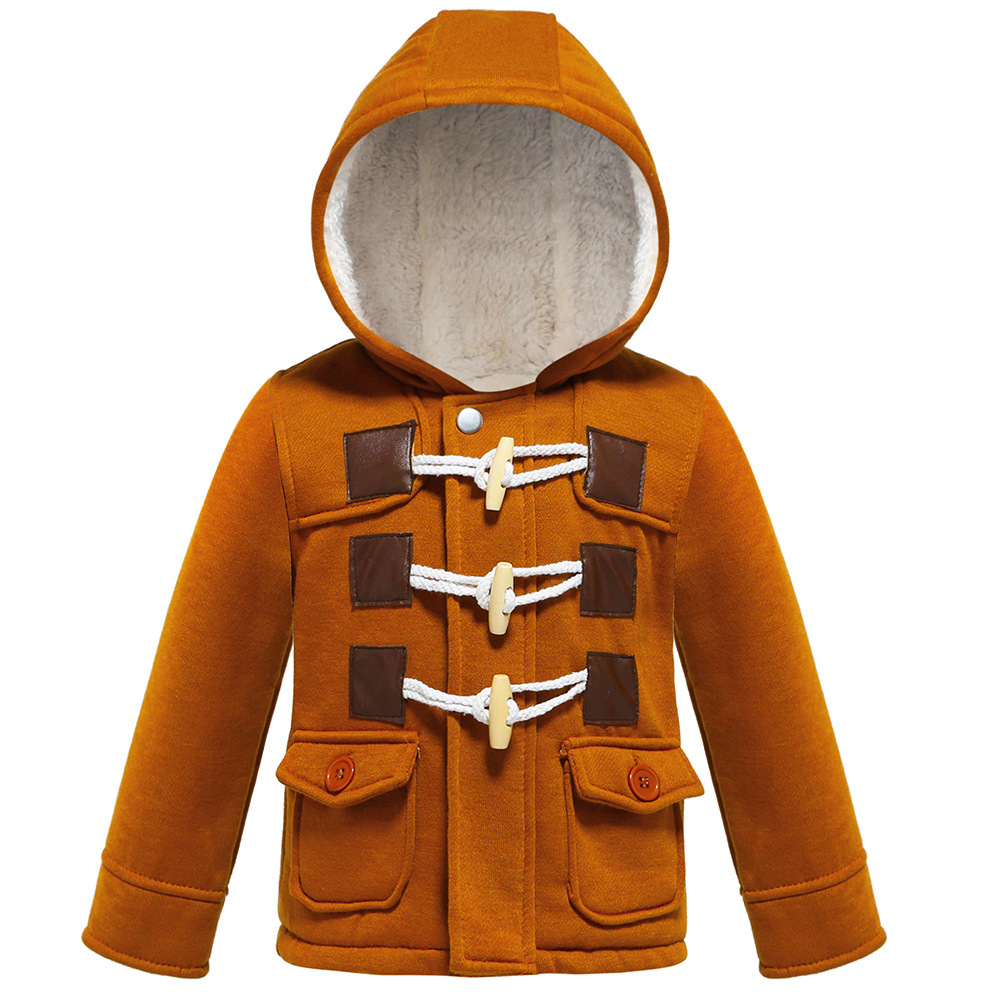 Winter Boys Jackets Keep Warm Thick Casual Hooded Coats For Kids Resist The Severe Cold Toddler Children Clothing