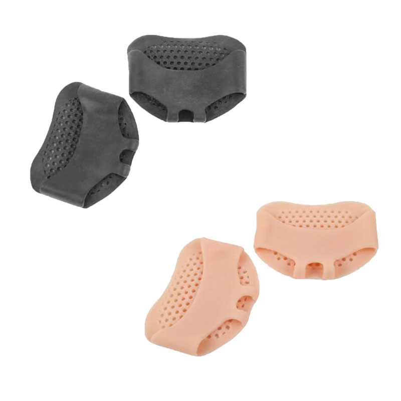 Silicone Metatarsal Pads Toe Separator Pain Relief Foot Pads Orthotics Foot Massage Insoles Forefoot Socks Foot Care Tool: Ivory