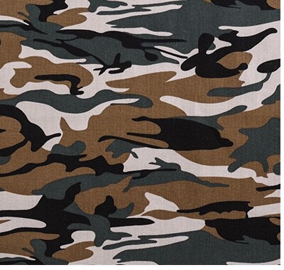 Tela de camuflaje de algodón de yardas, , tela de popelina para ropa de hombre 45*145 cm/unids TJ1343: 4