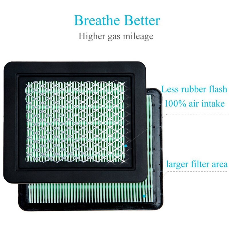 5 pakke 17211-zl8-023 luftfilter, kompatibel til honda gcv 160 gcv 190, til husqvarna 7021p,  premium plæneklipper luftfilter