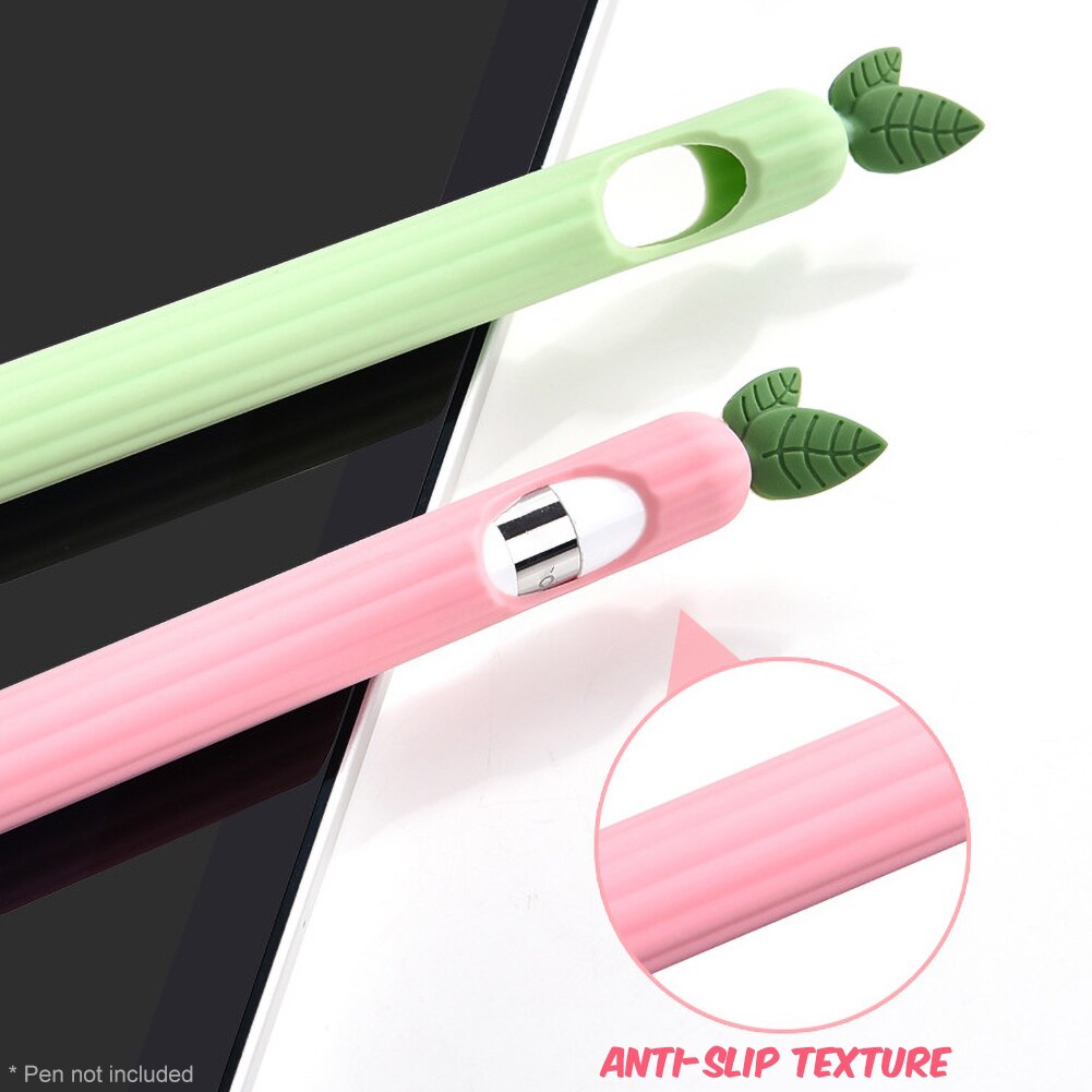 Soft Silicone Cute Vegetables Shape Protective Case Cover for Apple Pencil 1/2