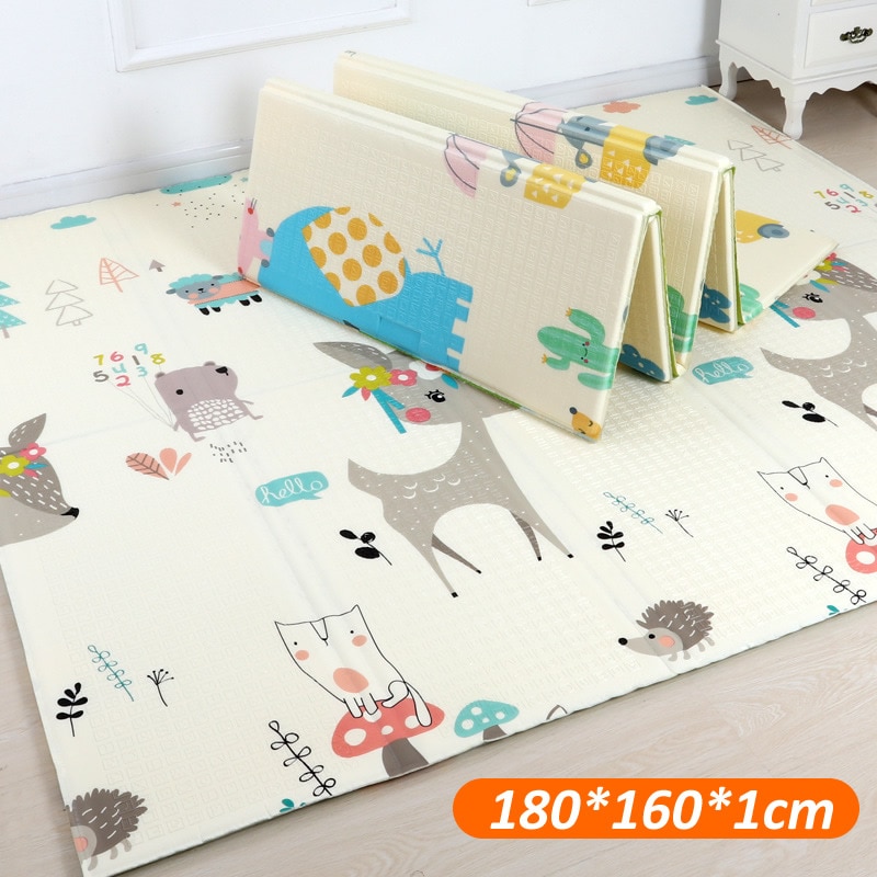 180cm XPE Baby Playmat voor Childrens Mat Wasbare Kids Tapijten Baby Spel Matten Educatief Baby Kruipen Mat Baby Tapijt mat PX32