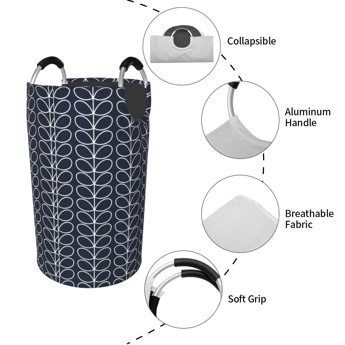 Orla Kiely 1554 Dirty Laundry Basket Home Toy Basket Storage Laundry Basket Foldable Laundry Basket