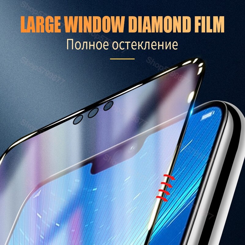 100D Beschermende Glas Voor Huawei Honor 8X 8A 8C 8S Gehard Screen Protector Op Honor 9X 9A 9C 9S 9i 10i 20i 20S Play Glas Film