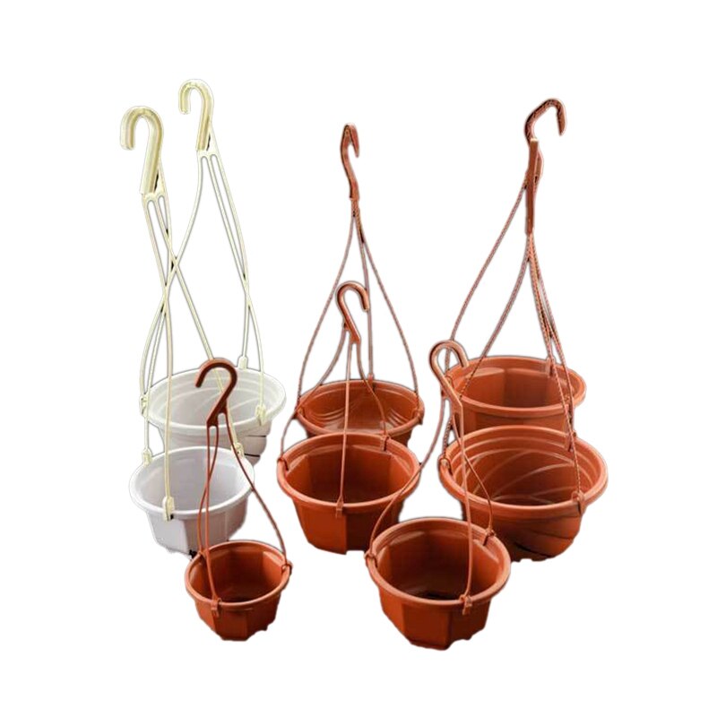 24/36cm Garden Basket Hanging Chains Plant Pots Hanging Basin Hanger Garden Planter Basket Hanger Garden Pots Accessories