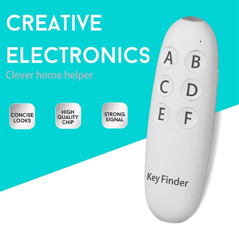 Schlüssel Finder Clever Schlüssel Tracker Anti-Verloren Lokalisierer Alarm Drahtlose Tragbare Gerät für Telefon Brieftasche Gepäck Tasche Haustiere freundlicher