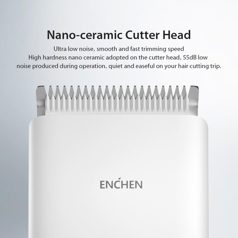 ENCHEN Boost Hair Trimmer USB charger Electric Hair Clipper Two Speed Nano Ceramic Cutter Hair Fast Charging Rechargeable Type-C
