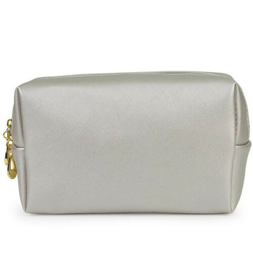 Estojo de maquiagem beleza, bolsa organizadora para viagem, produtos de higiene pessoal, preto, rosa, marrom, prata