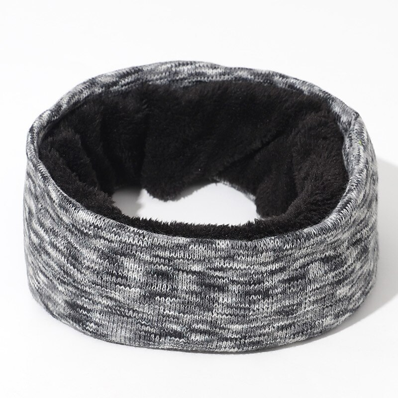 Vinter fritid stickad mössa scarf handskar tredelade ryska varm och köldbeständig plus fluffiga mössor ring nackskydd haklapp