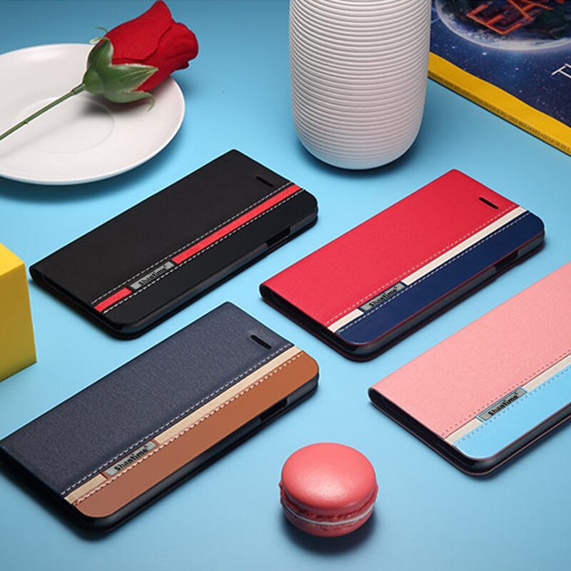Book Case For ZTE Blade V6 Flip Pu Leather Case Silicone Back Case For ZTE Blade V6 Business Wallet Case