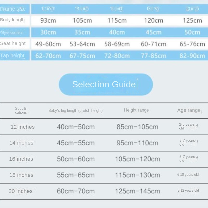 Tulx kinderfahrrad, 12/14/16/18/20 zoll rahmen aus hochfestem kohlenstoffstahl mit dicken reifen, leicht und verstellbar
