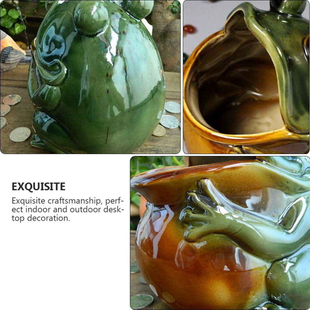 Storage Tank Desktop Storage Jar Ceramic Crafts Auspicious Decoration