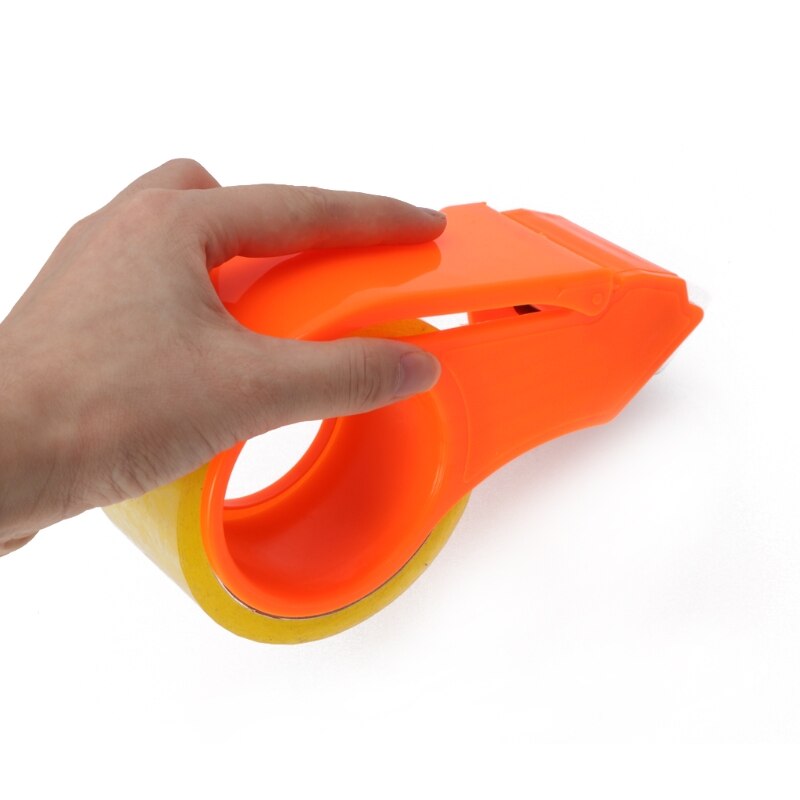 Transparent Adhesive Tape Holder Cutter Packing Dispenser For Office Supplies 53CC