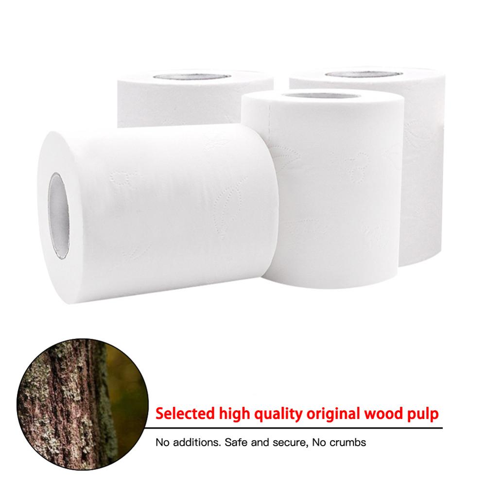 10*6.5 Cm 2/4 Roll Toiletpapier Thuis Bad Toilet Roll Paper Zachte Wc Huidvriendelijke papier Geschikt Voor Vele Tissue Houder