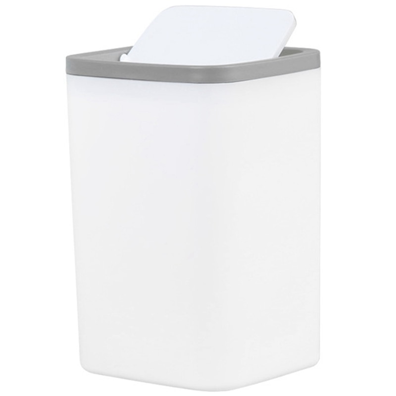 Waste Bin Small Trash Can Mini Desktop Ashcan Tabletop Trashbox For Desk Car Trash Bin