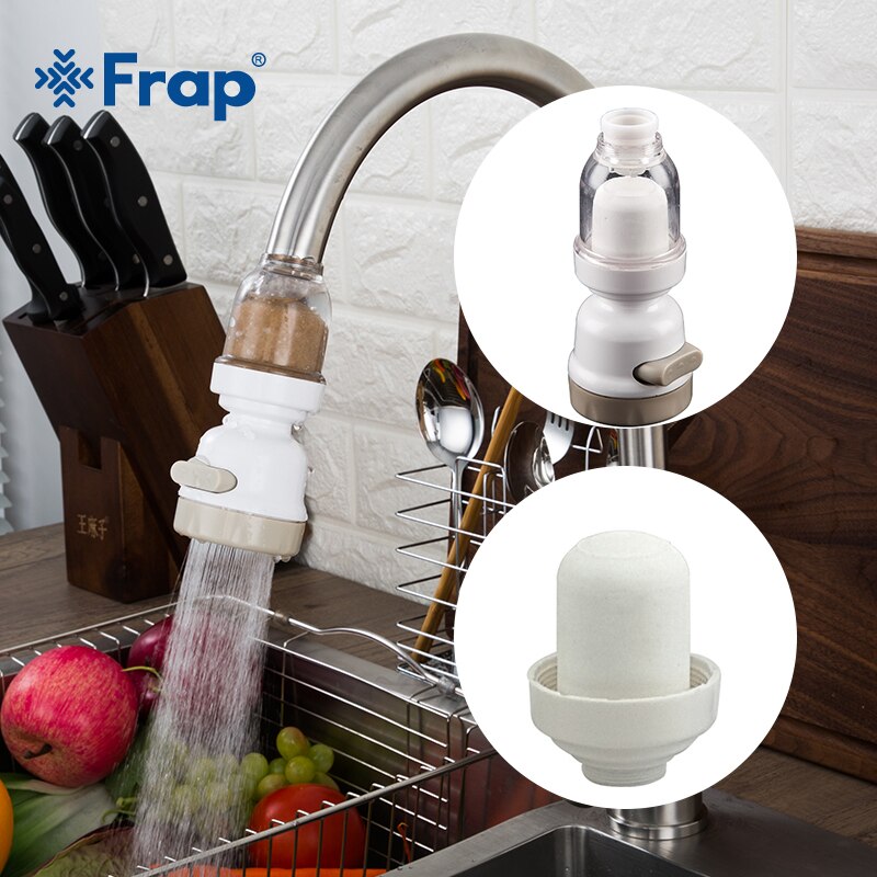 Frap bouilleur robinet de cuisine filtre | Robinet de cuisine, buse de robinet, pulvérisateur robinet aérateur économie d'eau, bec de projection d'eau, accessoires: purification head