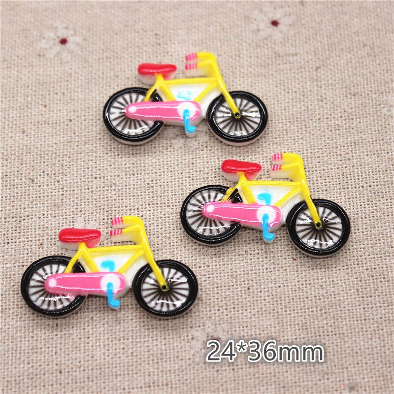 10PCS Mix Stijl Vervoer Hars Auto/Boot/Fiets/Helicopter/Rocket Miniatuur Plaksteen Cabochon DIY Craft scrapbooking