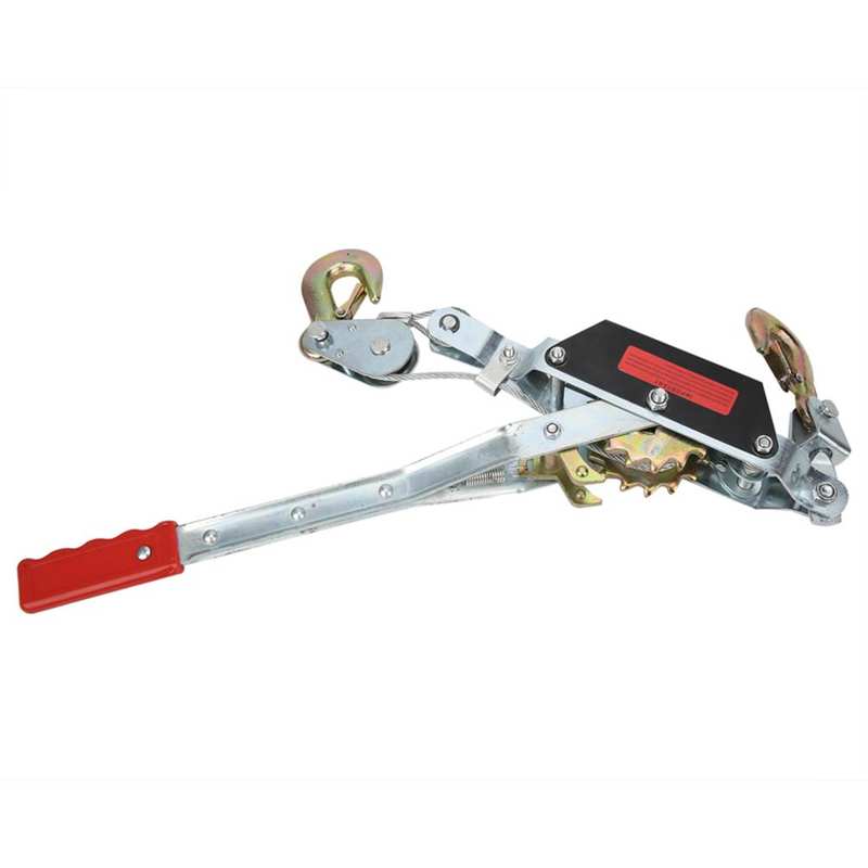 1Ratchet Rope Puller Winch Goods Double Hook Power Fastener Industrial Supplies 2Ton