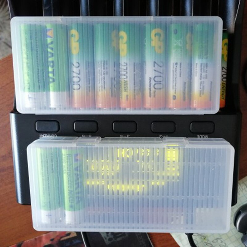 ALL IN Battery Case for 18650 26650 16340 Battery Holder Storage Box for 2 4 8 AA AAA Rechargeable Battery Container Organizer