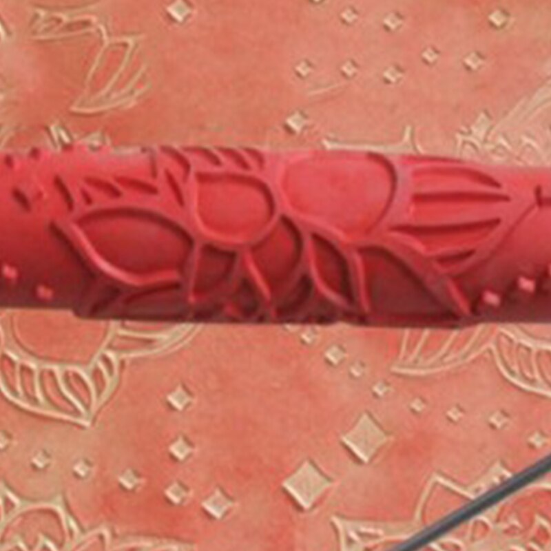 EG237T Decorative Paint Roller Pattern Embossed Texture Painting Tools for Wall Bedroom Rubber Airless Machine Household