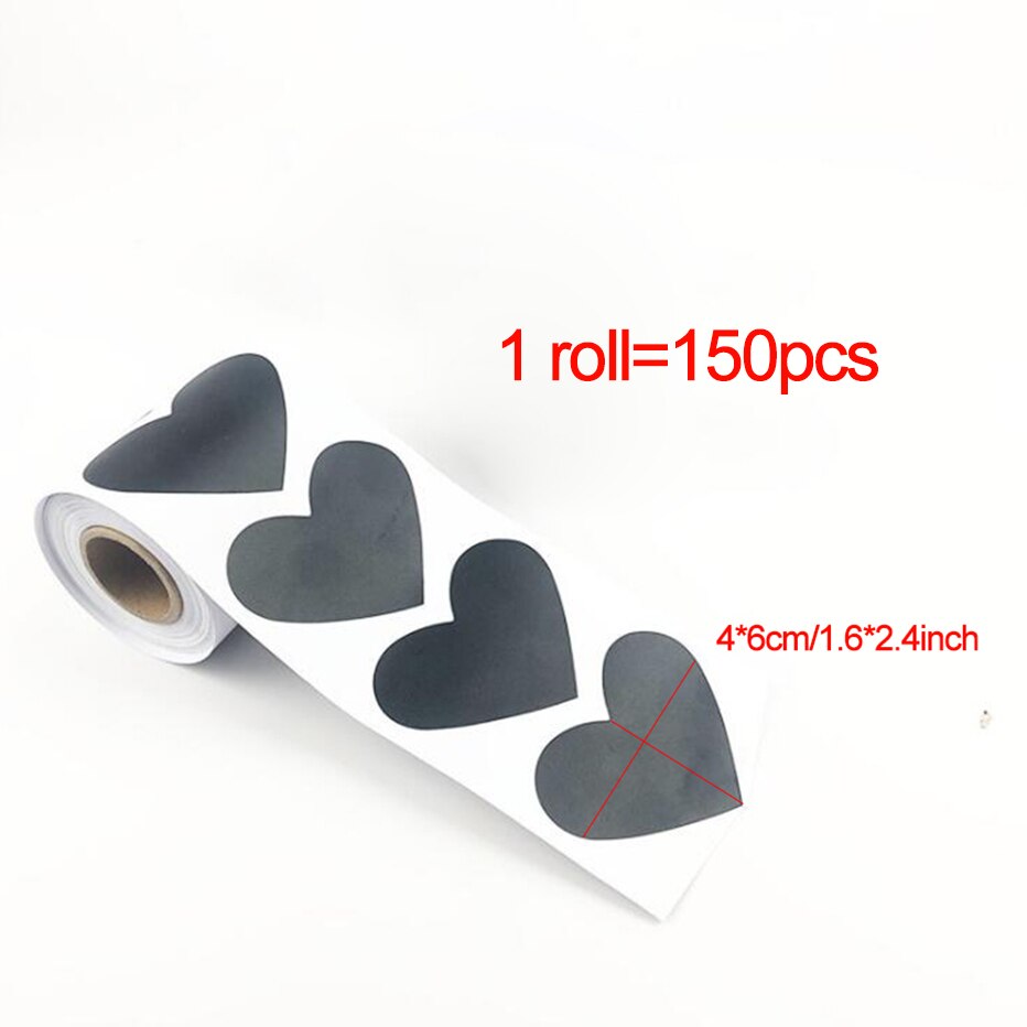 Etiquetas de pizarra reutilizables, pegatinas impermeables para tarros contenedores, botellas Mason, pizarra, 150 Uds.: 4