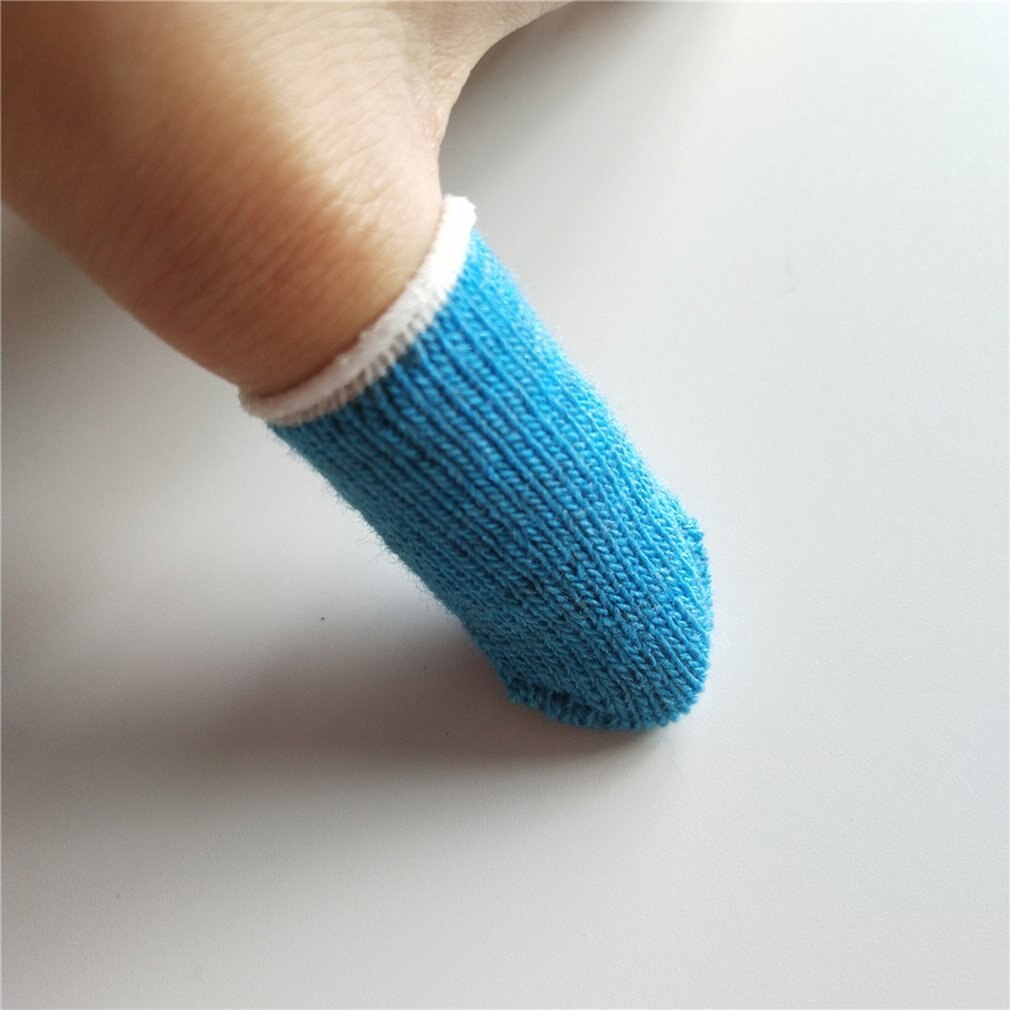 voll berühren Bildschirm Spiel Fingerspitzen Schweiß-nachweisen Anti-statische praktisch Tablette Finger Hülse Handschuhe für Spielen Computer handschuh: 2