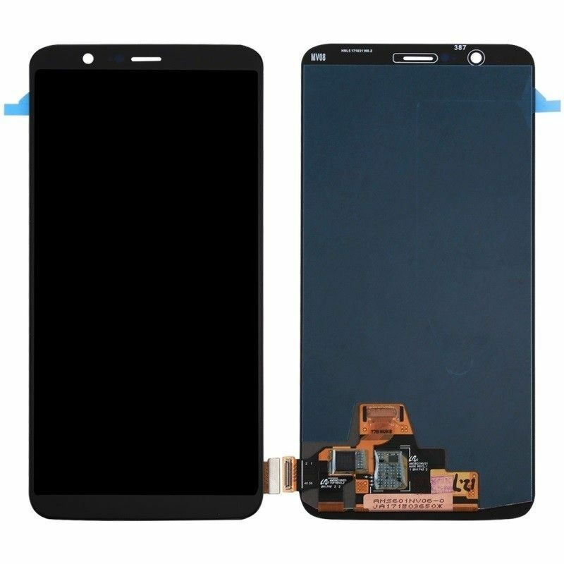 OnePlus 5T A5010 LCD Display Screen Replacement - Black - With/Without Frame
