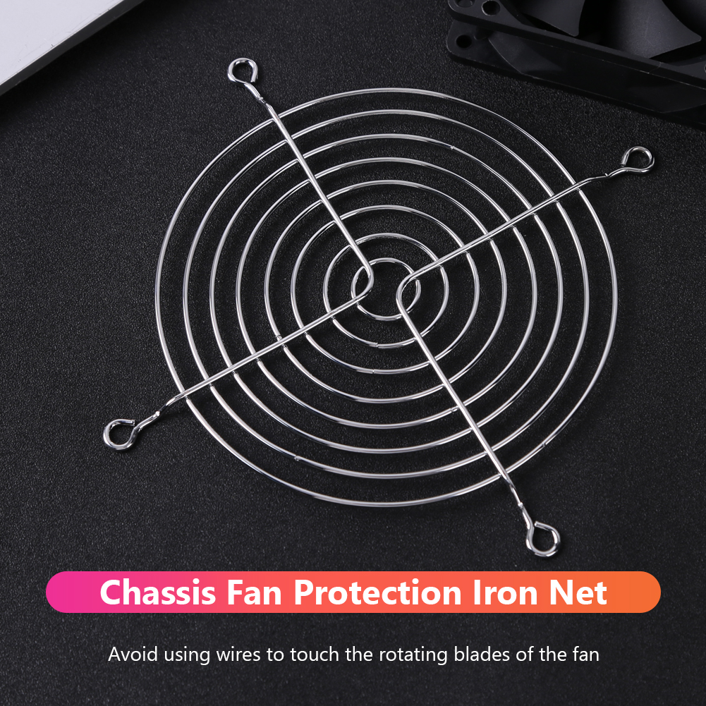 5PCS PC Case Cooling Fan Grills Computer Cooler Fan Finger Guard Protection Cover Avoid Electrical Wires Contact 40/50/60/120mm