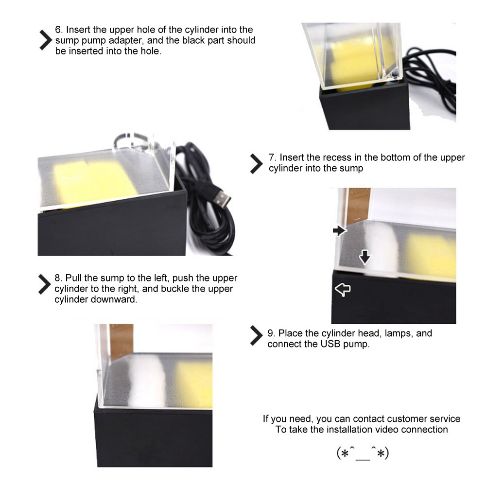 1L Mini Fish Tank Portable Fish Bowl Desktop Aquaponic Aquarium Betta Fish Bowl with Water Filtration LED Quiet Air Pump betta